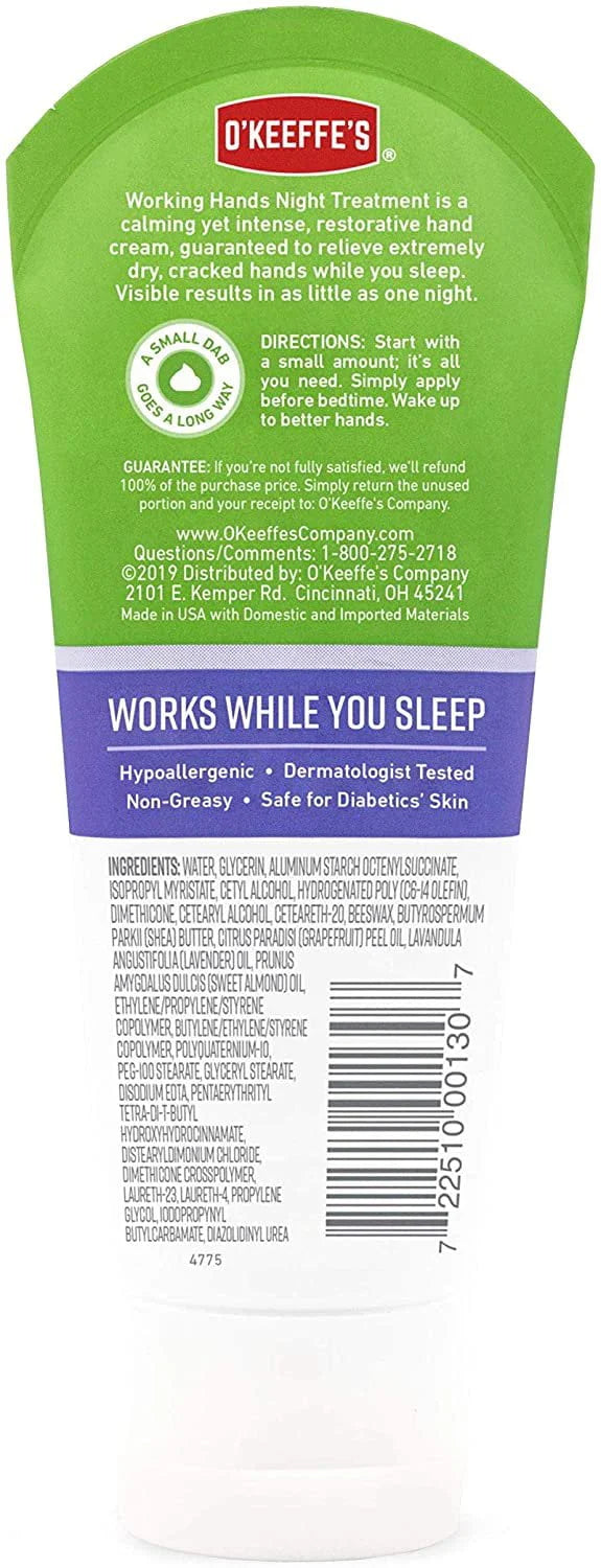Night Treatment Hand Cream F7771