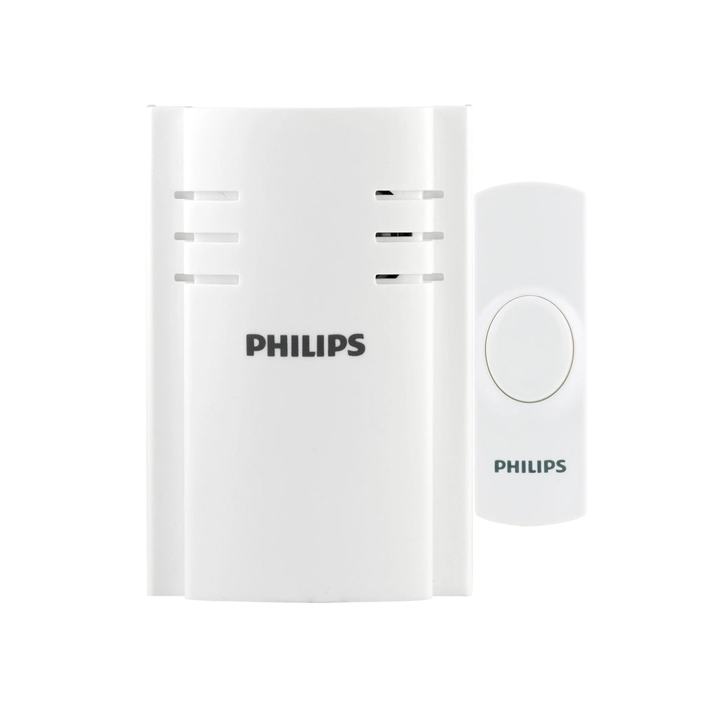 White Plug-in 2-Melody Doorbell Kit D891