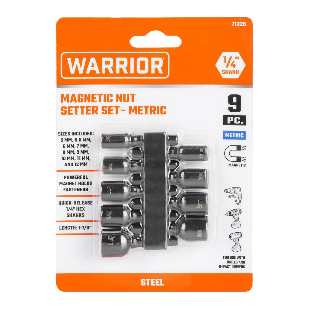 Magnetic Nut Setter Set, 9-Piece O14951
