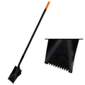 Long Handled Steel Spade Serrated Edge D836