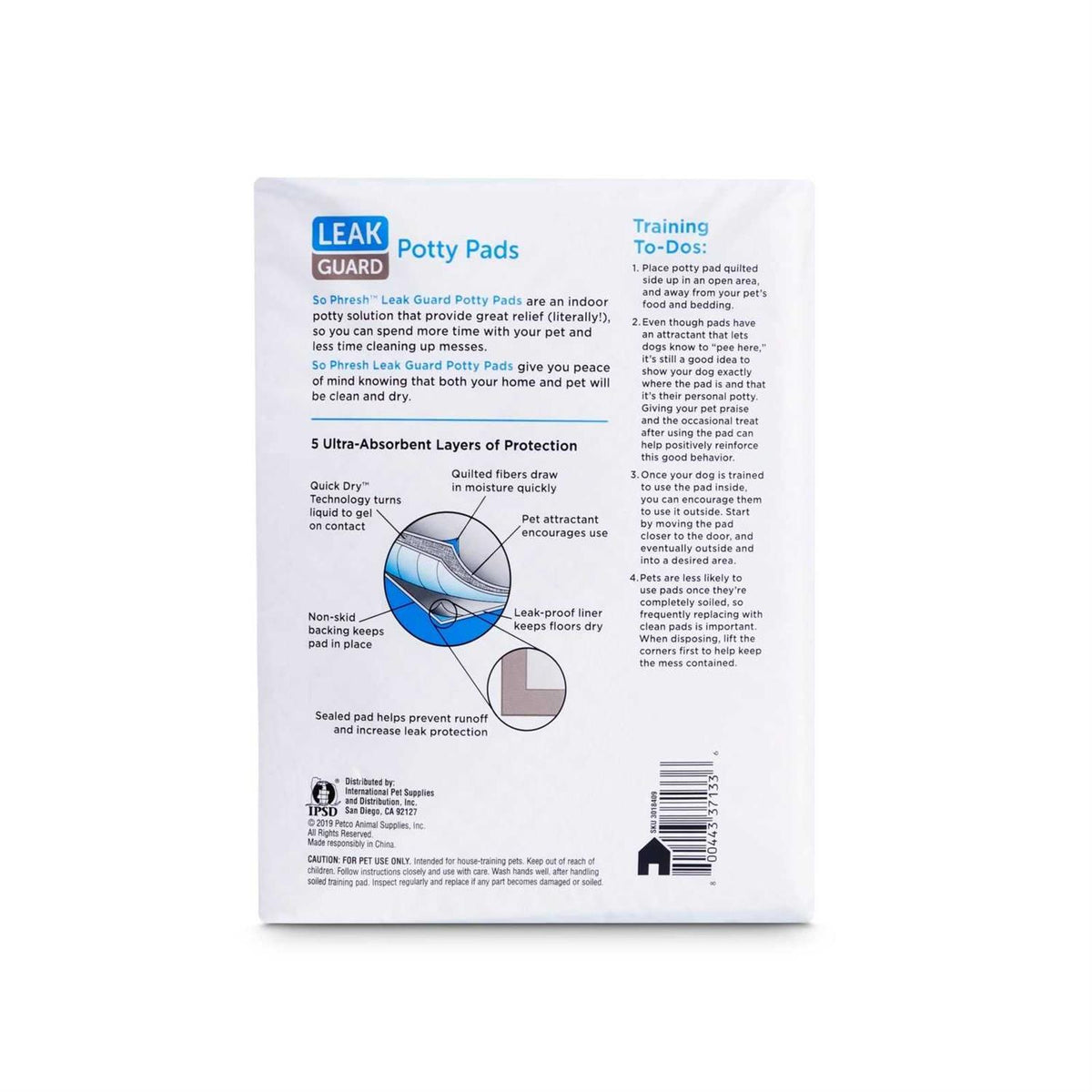 Large Quilted Potty Pads G2100