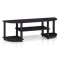 Wood TV Entertainment Center up to 55 in Dark Walnut O583