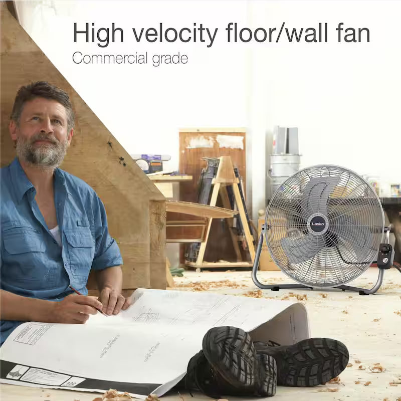 20 in. 3 Speed Metallic Floor Fan P5960