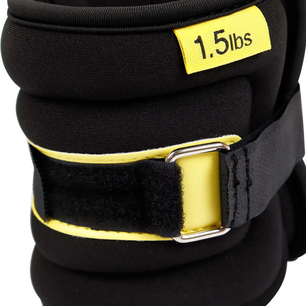 5lb Pair Ankle & Wrist Weights 2.5LBS Adjustable Strap H5864