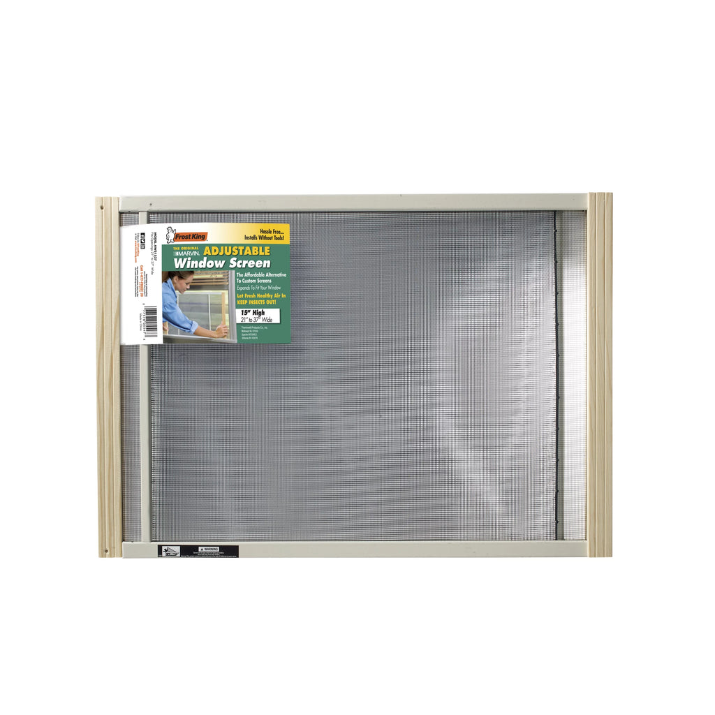 Adjustable Window Screen with Wood Frame U10648