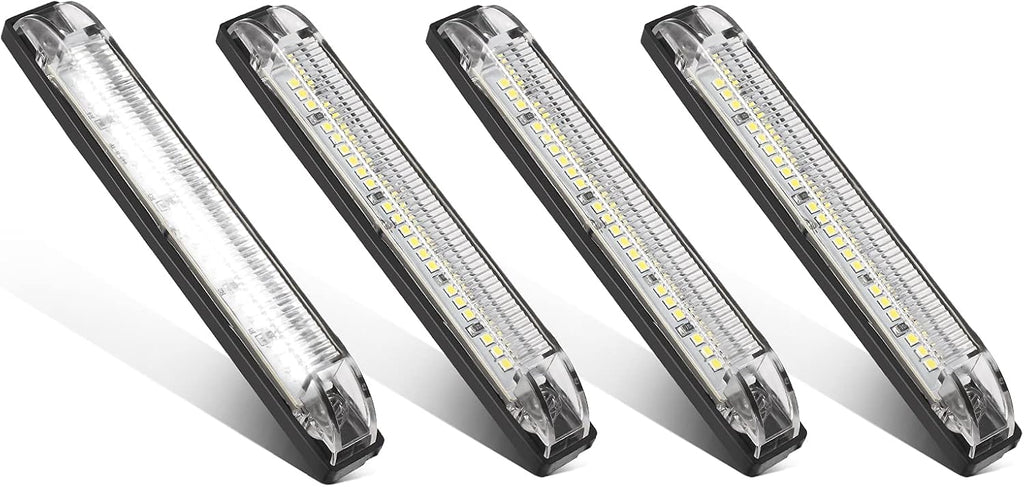 White LED Utility Strip Surface Mount Marker Lights Pack of 2 I55575