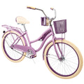 24 Inch Purple Satin Cruiser Bike F9474