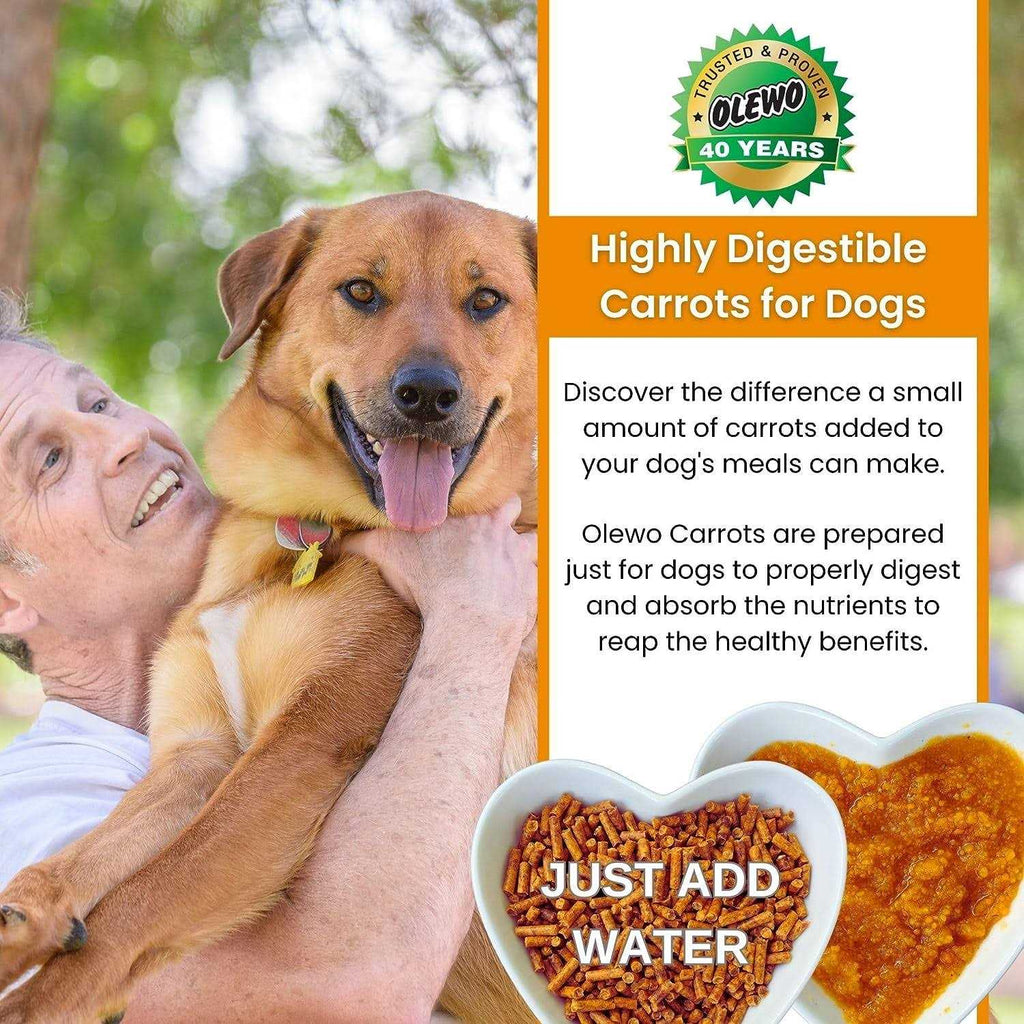 Carrots for Dogs Fiber Dog Food Toppers P9125