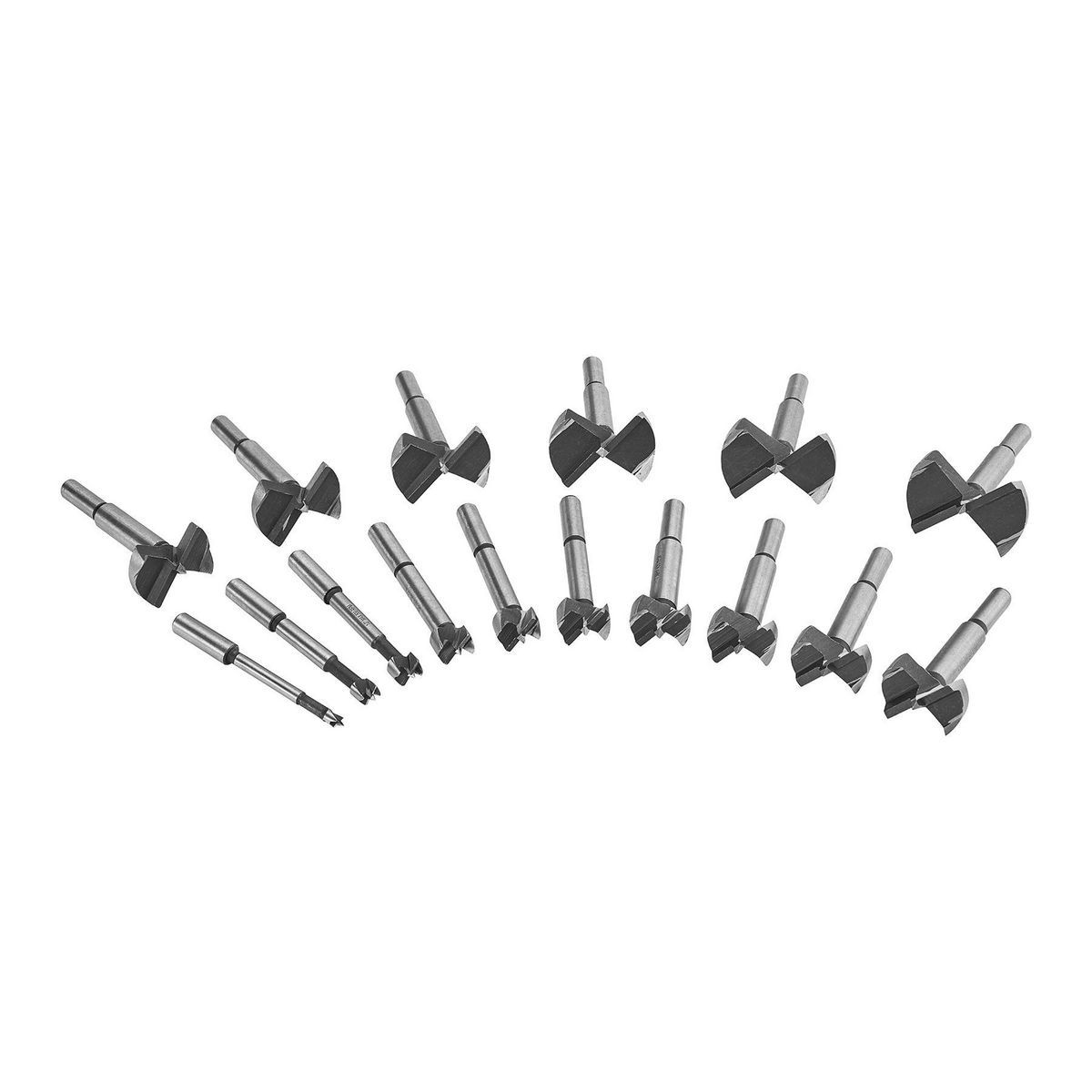 1/4 in. - 2-1/8 in. Forstner Drill Bit Set, 16 Piece W2906