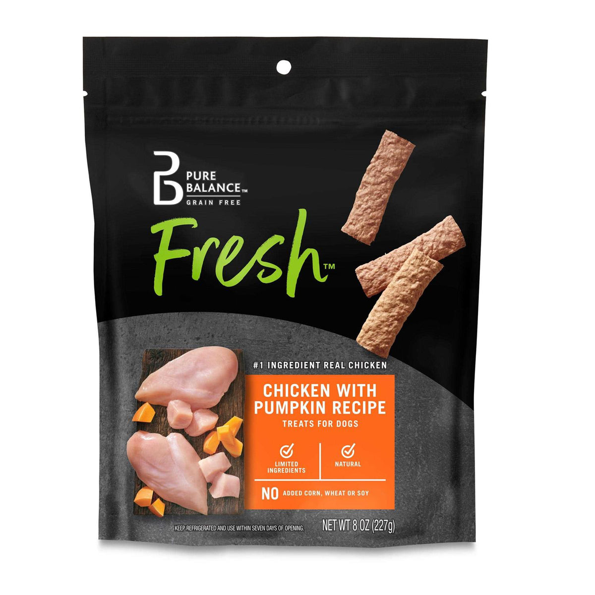 Chicken & Pumpkin Recipe Natural Chews for Dogs R7174