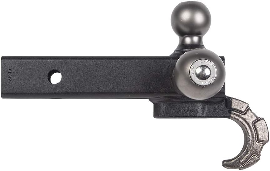 Pewter Tow Hook Ball Mount Q129