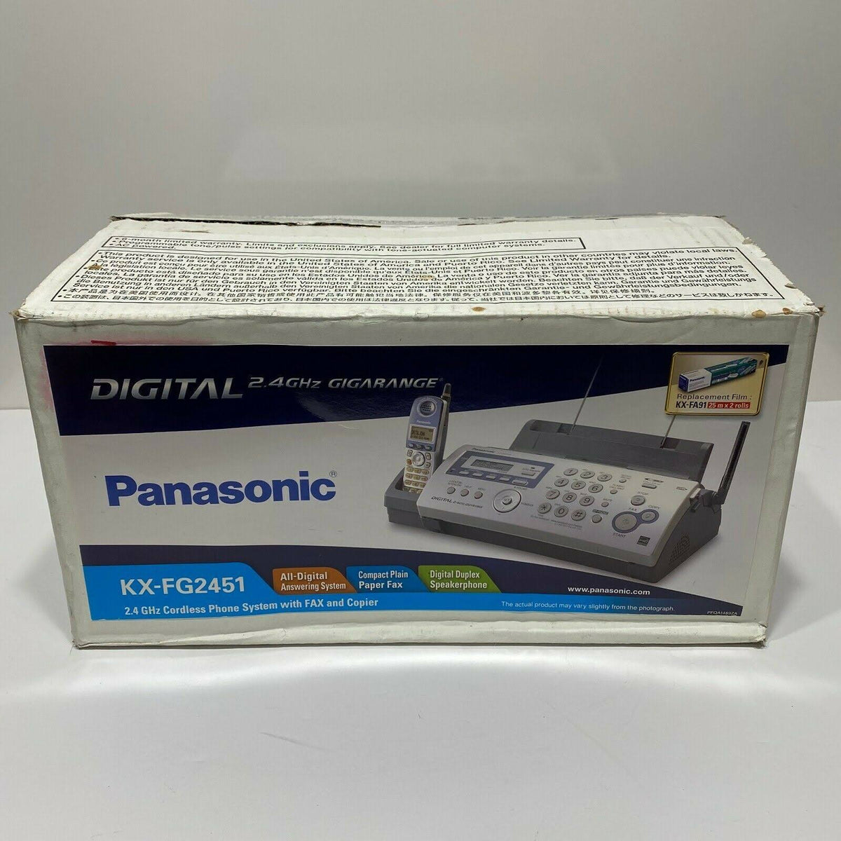Plain Paper Fax Copier with 2.4 GHz Cordless Phone T170