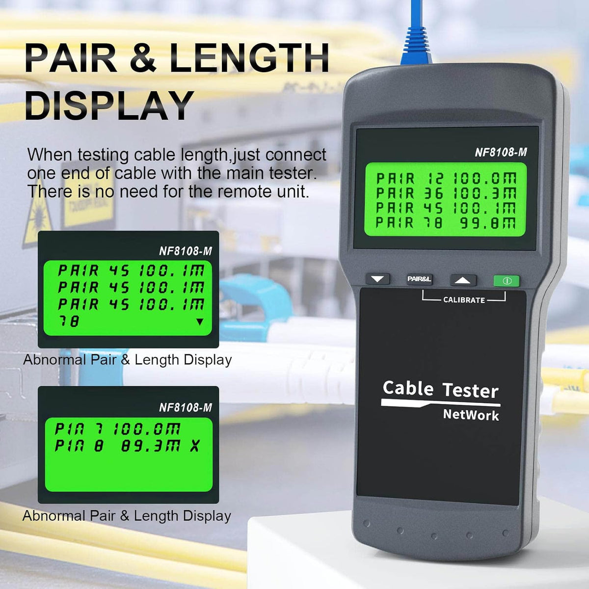 Network Cable Tester with 8 Remote Units L7131