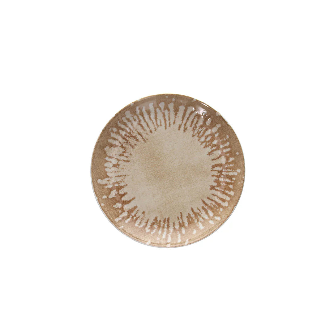 Beige Dessert Plate 20cm Y354