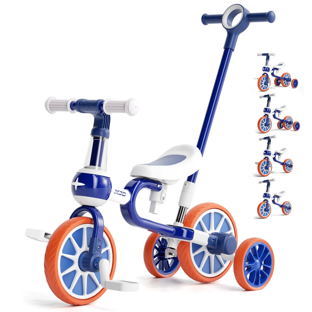 7 in 1 Toddler Bike with Removable Pedals W15191