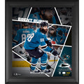 Framed 15x22 x 17x22 Collage with Game-Used Puck O2502