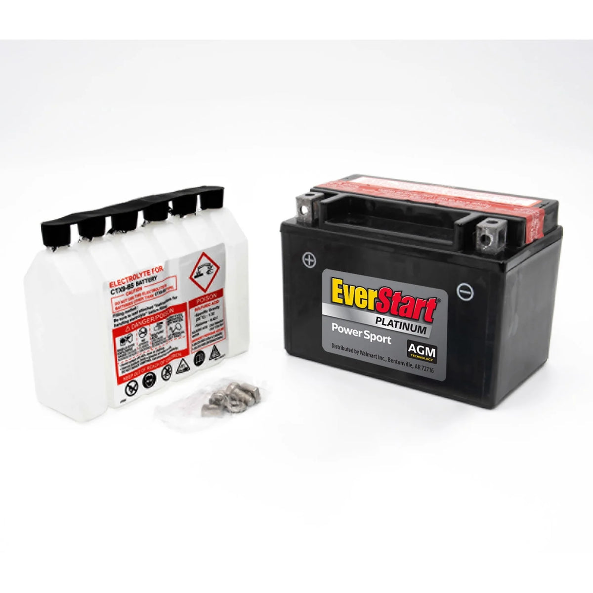 AGM Power Sport Battery Group Size 9BS 12 Volt 120 CCA C682