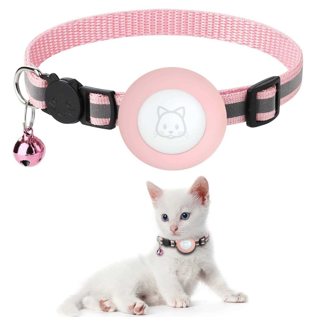Breakaway Cat Collar with Air Tag Case I228