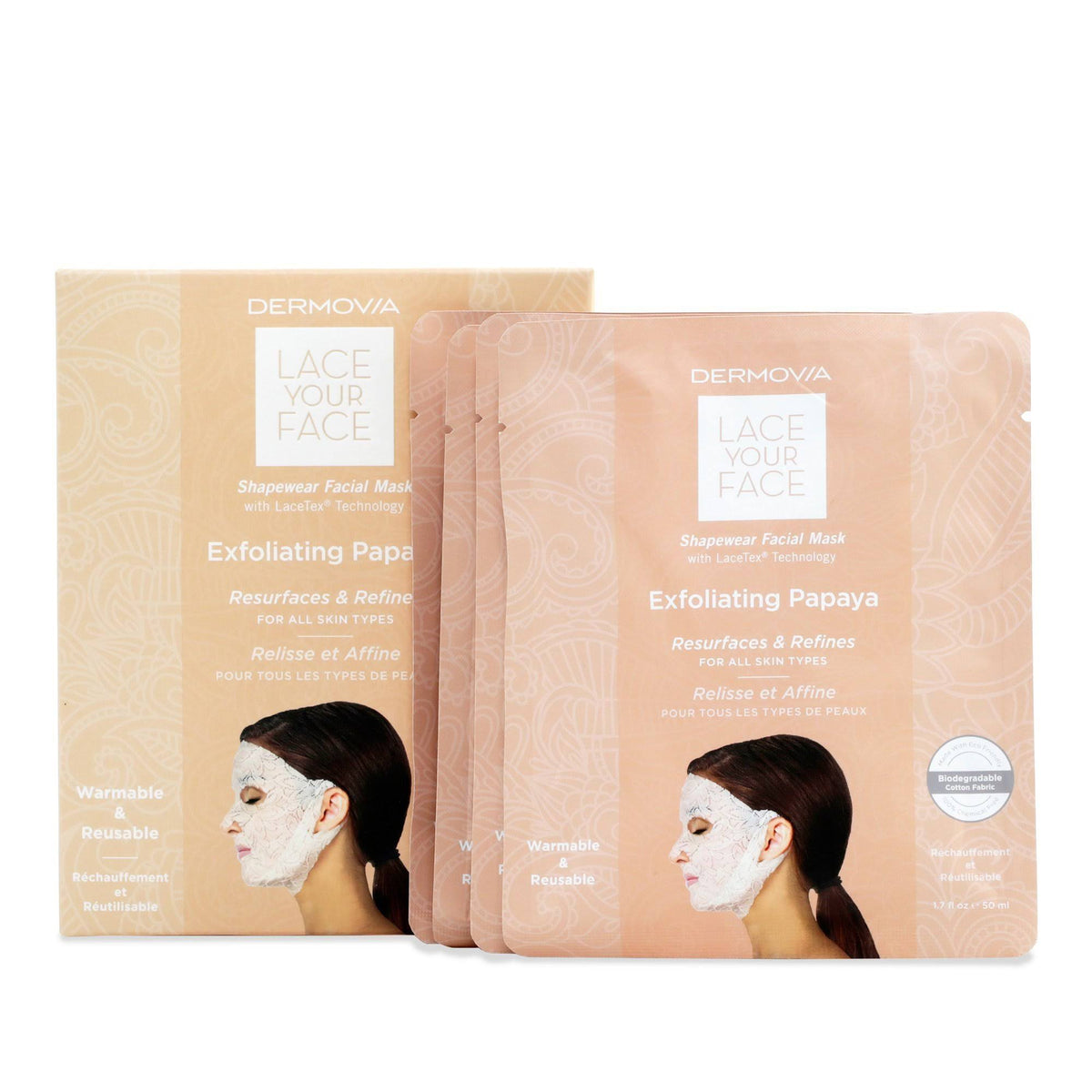 Exfoliating Papaya Facial Mask 4 Pack Z4470