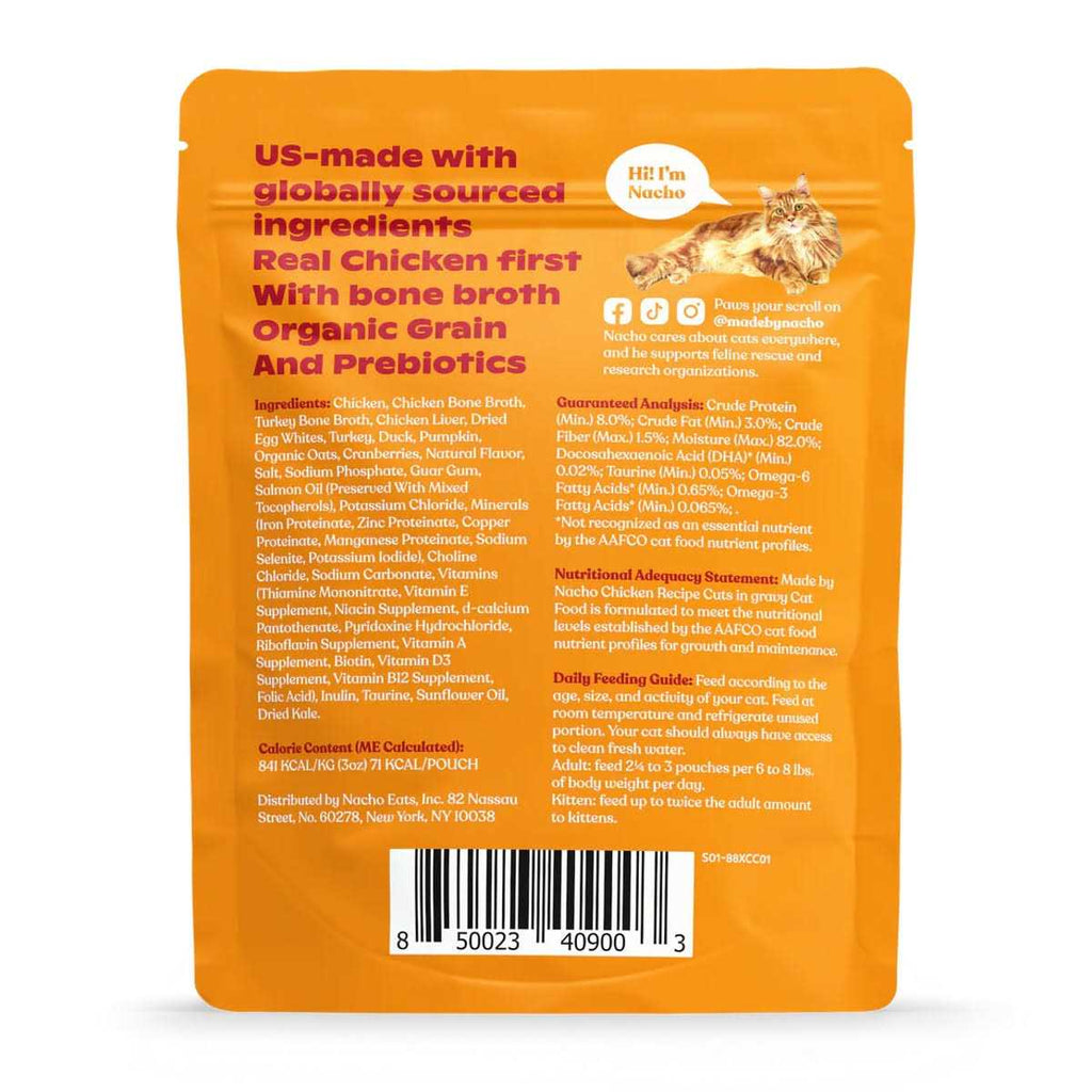 Chicken Cat Food in Gravy with Bone Broth T229357
