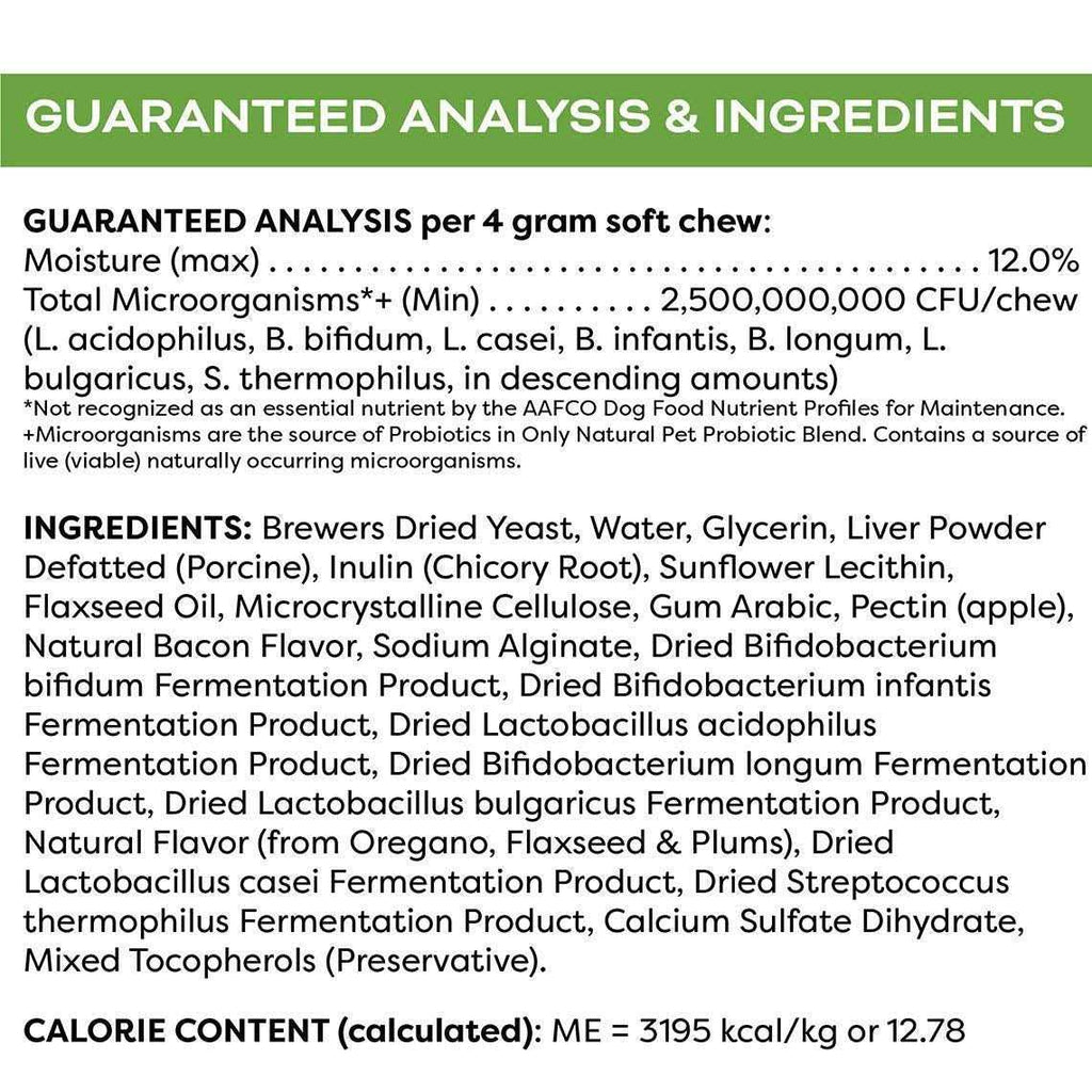 Probiotic Blend Digestive Support Soft Dog Chews A6582