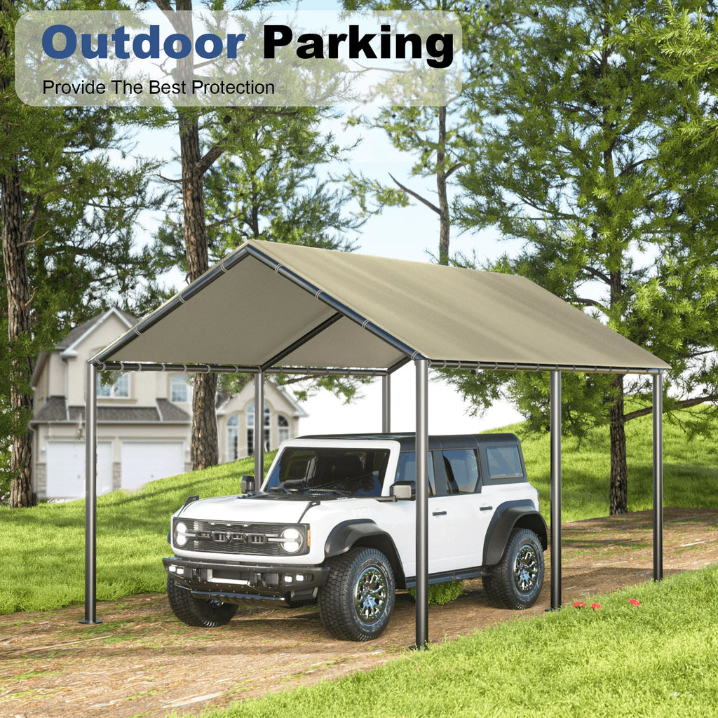 L20xW10xH9.2Ft Heavy Duty Portable Carport G361