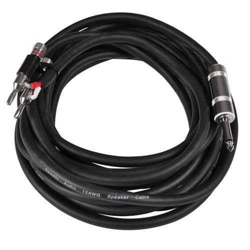 4 Pack 20 Foot 12 Gauge Speaker Cables Q446038