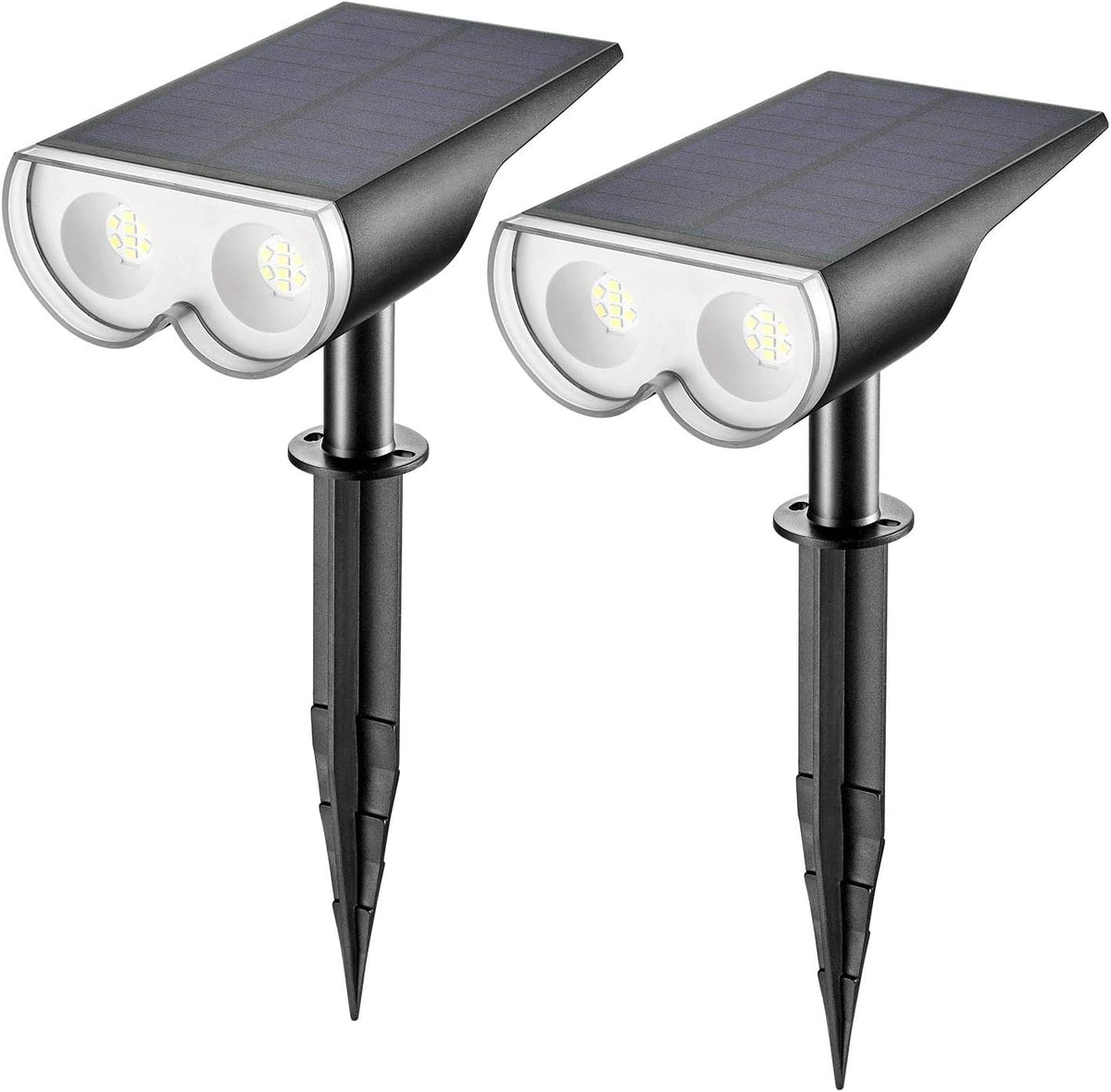4-Pack Solar Landscape Spotlights H1464