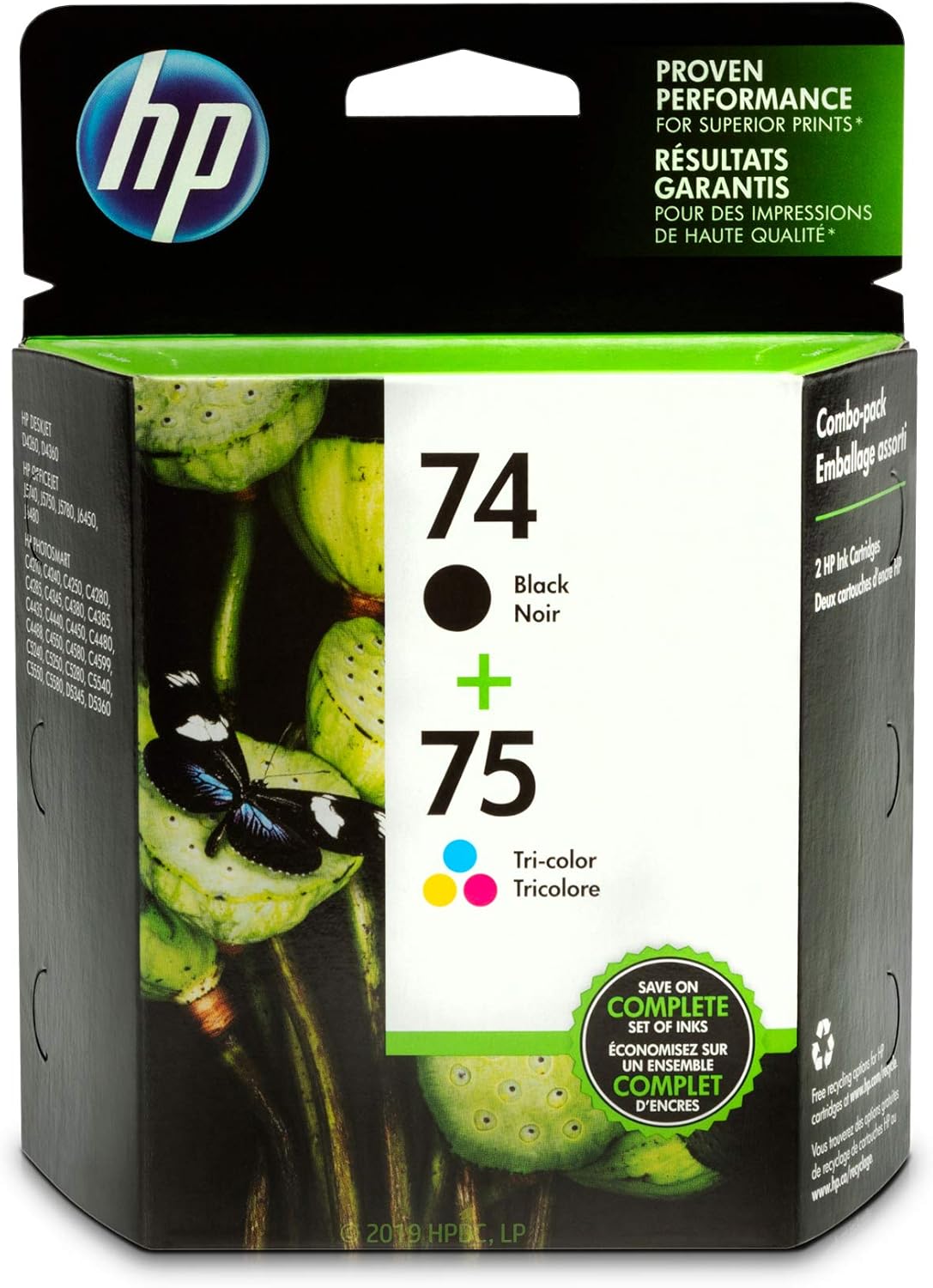 Black Tri-color 2 Ink Cartridges Y88058