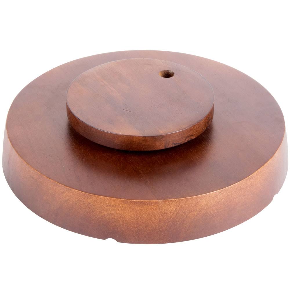 6 Compartment Carved Wooden Appetizer Platter P1953