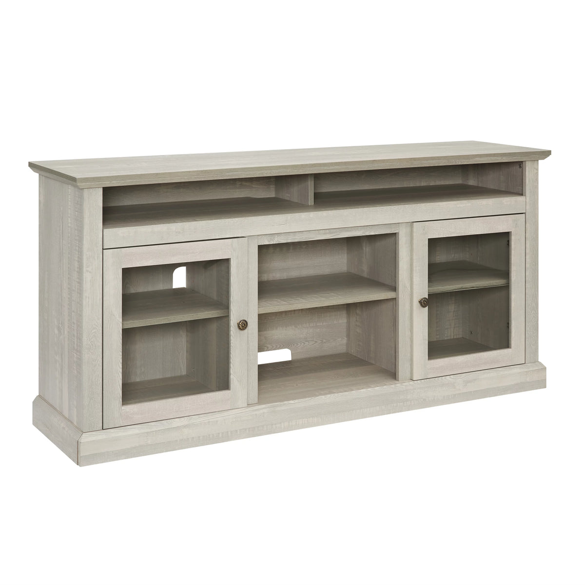 Espresso TV Stand with Storage and Cabinet U416798