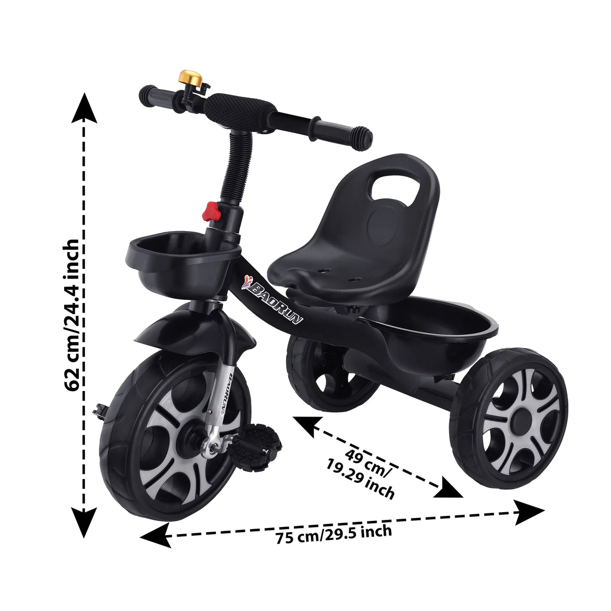 Balance Bike for 2-7 Years Old Kids, Adjustable Seat Z95647
