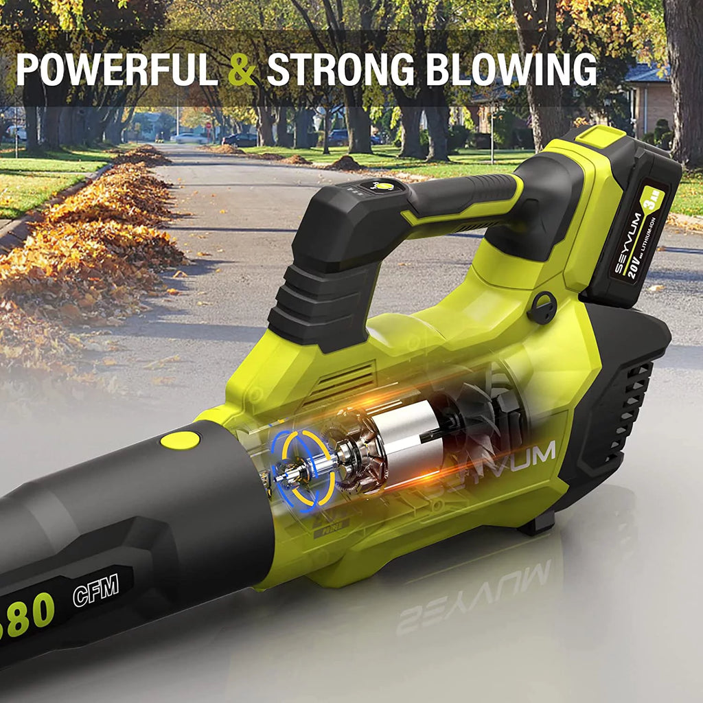 580CFM 20V Cordless Leaf Blower with 4.0Ah Battery & Charger S90360