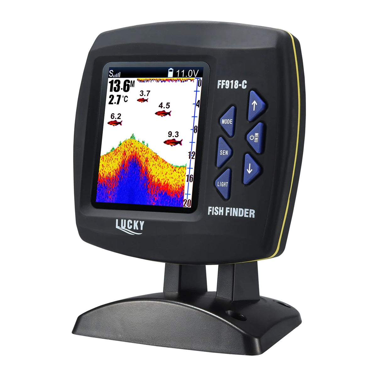 Wired Transducer Fish Finder 45 Degrees Underwater N521