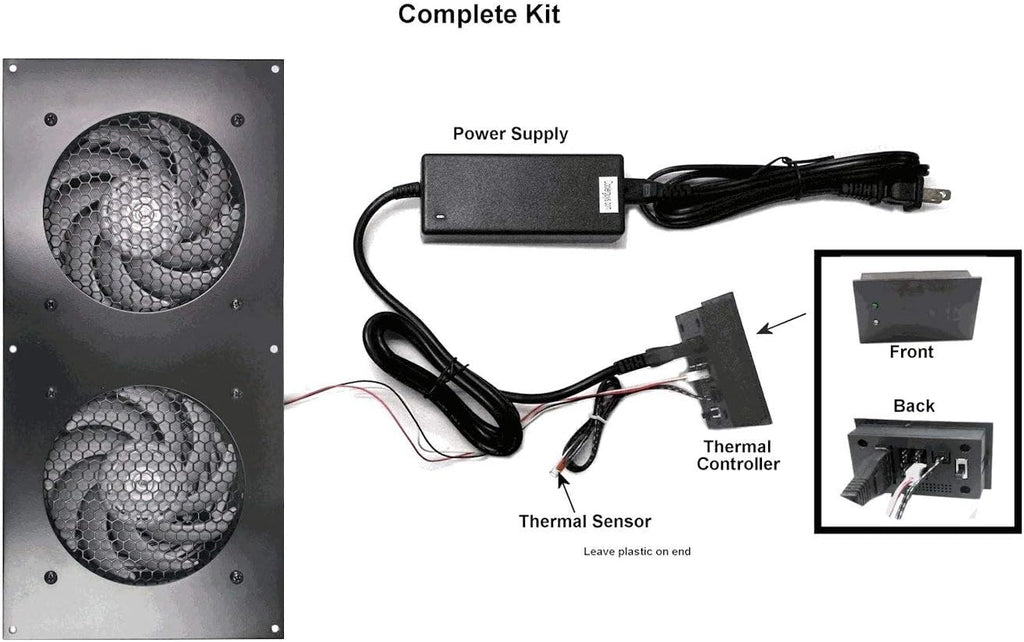 120mm AV Cabinet Cooler with Fans J720244