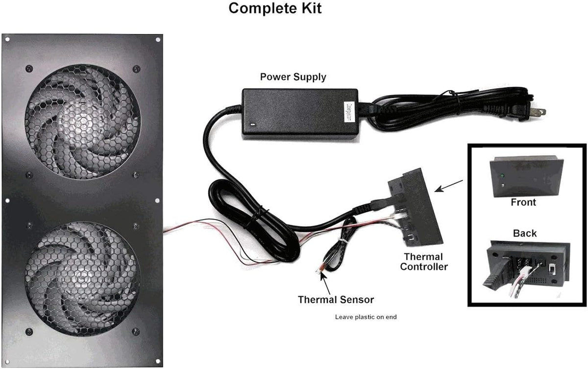120mm AV Cabinet Cooler with Fans J720244