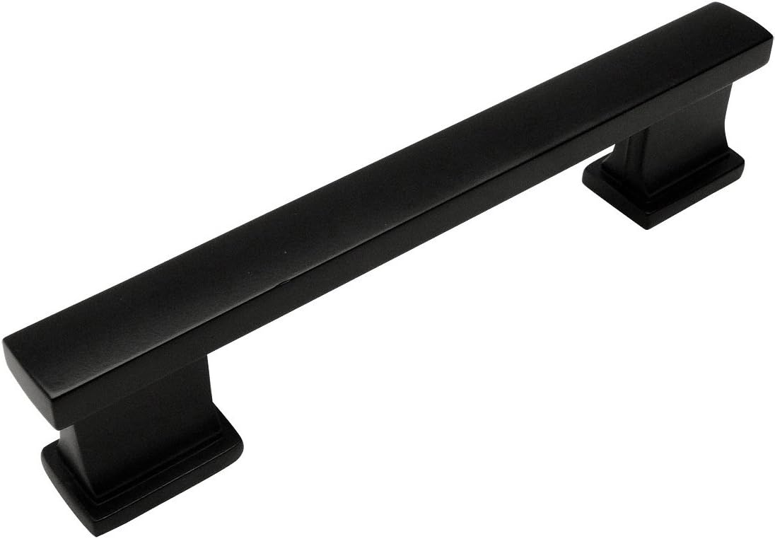 10 Pack Flat Black Cabinet Hardware Handle Pull 5 Inch O87633