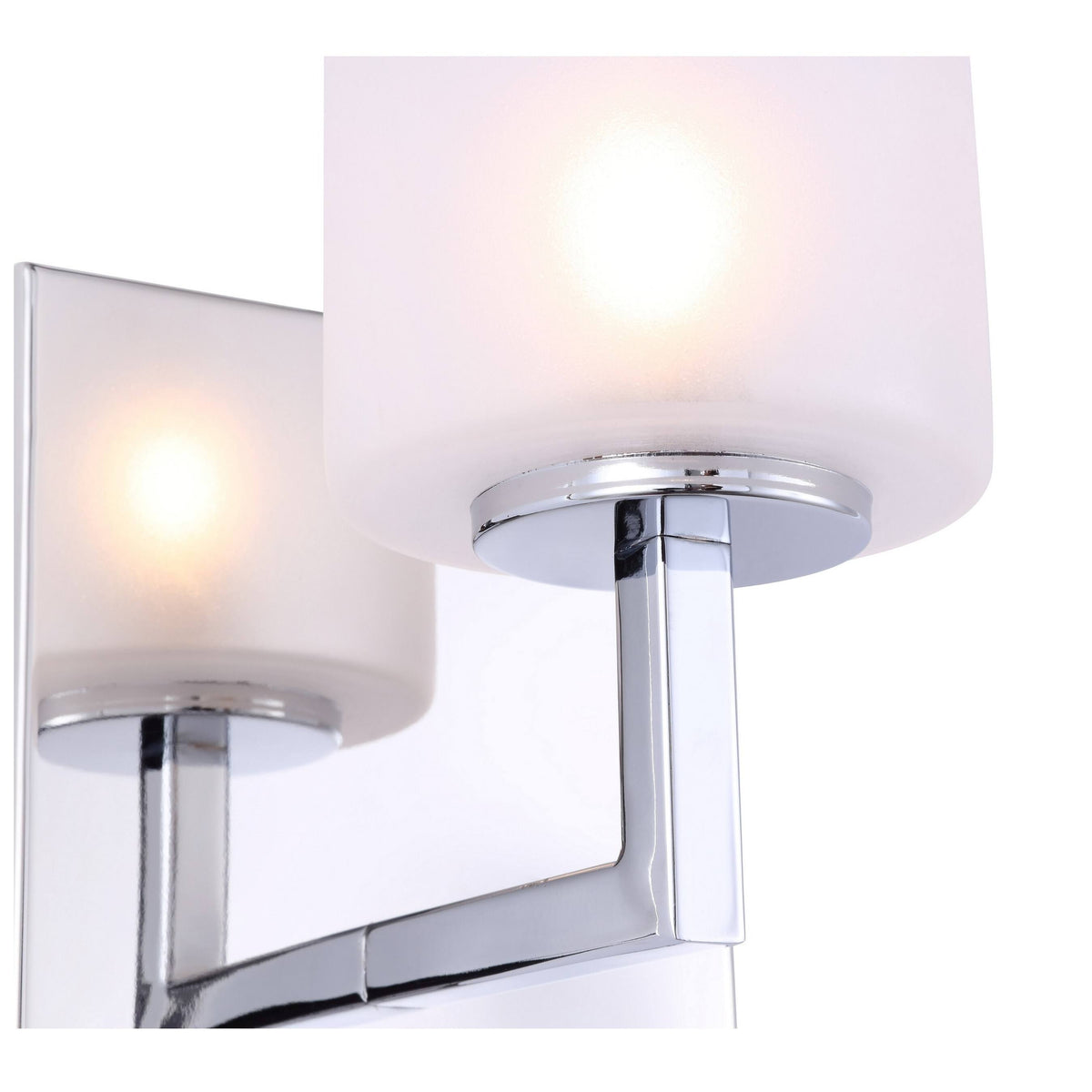 Chrome Opal Glass LED Bath Light Y540