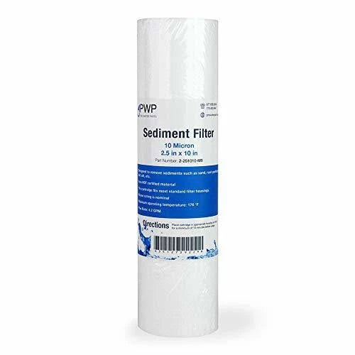 50 Pack 10 Micron Sediment Water Filter Cartridges S332459