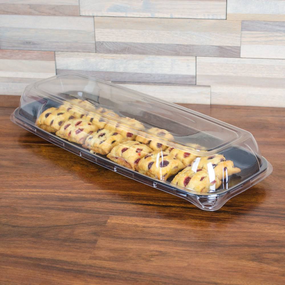 Black Plastic Platter Catering Tray R398553