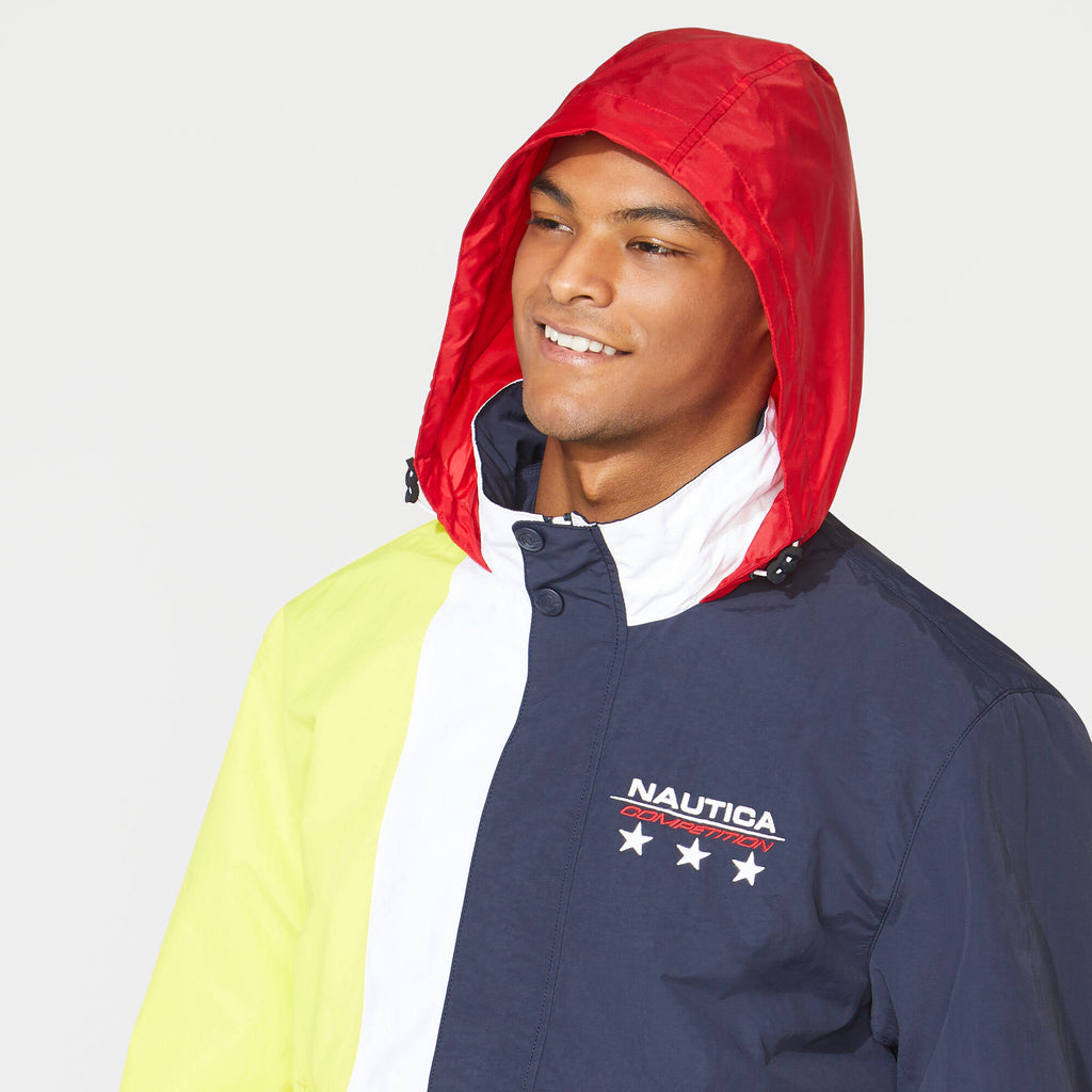 Men's Colorblock Jacket Navy R655