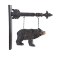 Black Resin Bear Arrow Replacement Sign M437