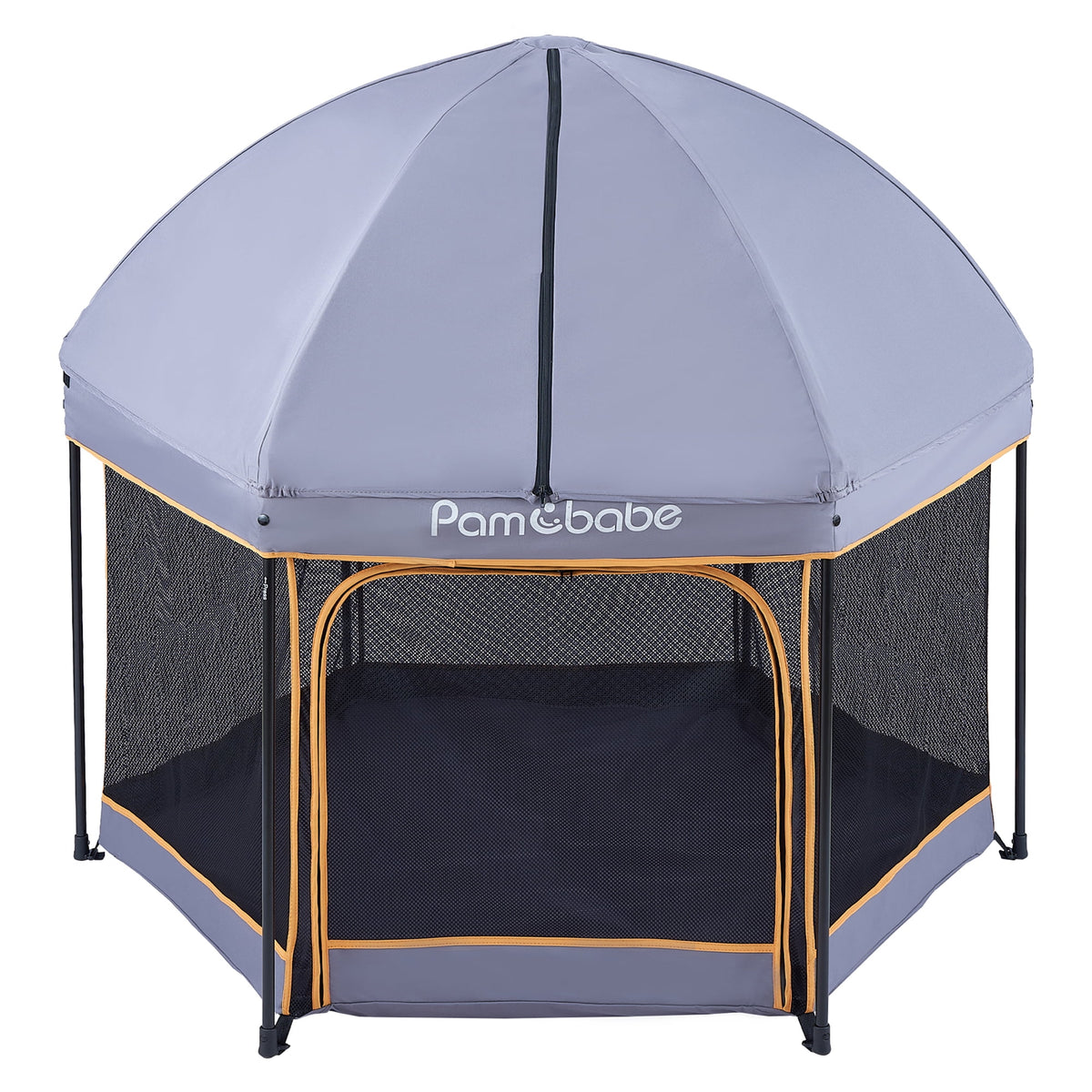 Blue Portable Lightweight Baby Playpen with Canopy and Travel Bag E565