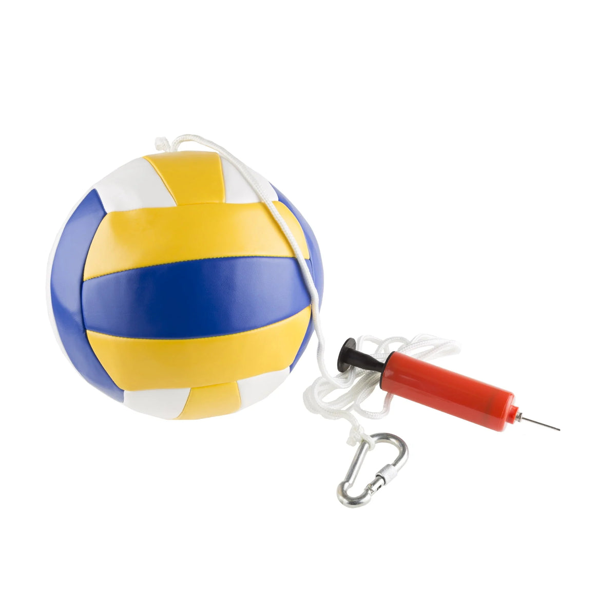 Portable Tetherball Complete Outdoor Game Set with Base, Ball, Pump, Cord & Stakes Z548