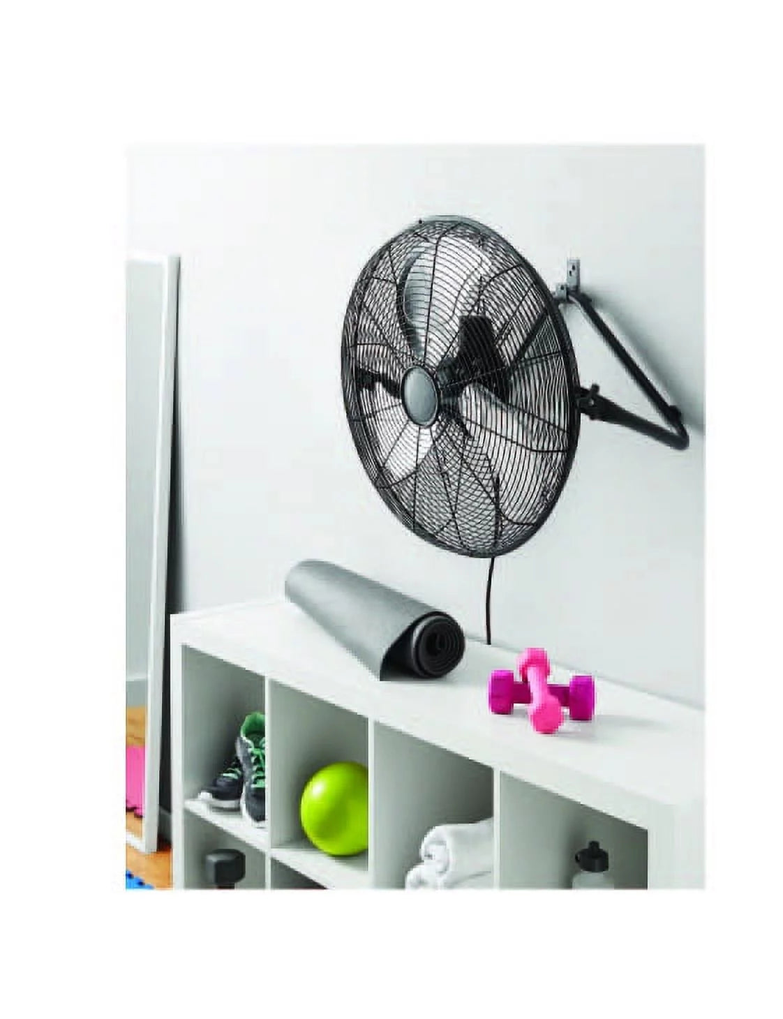 20 inch 3-Speed Steel Floor Fan, Black H5096