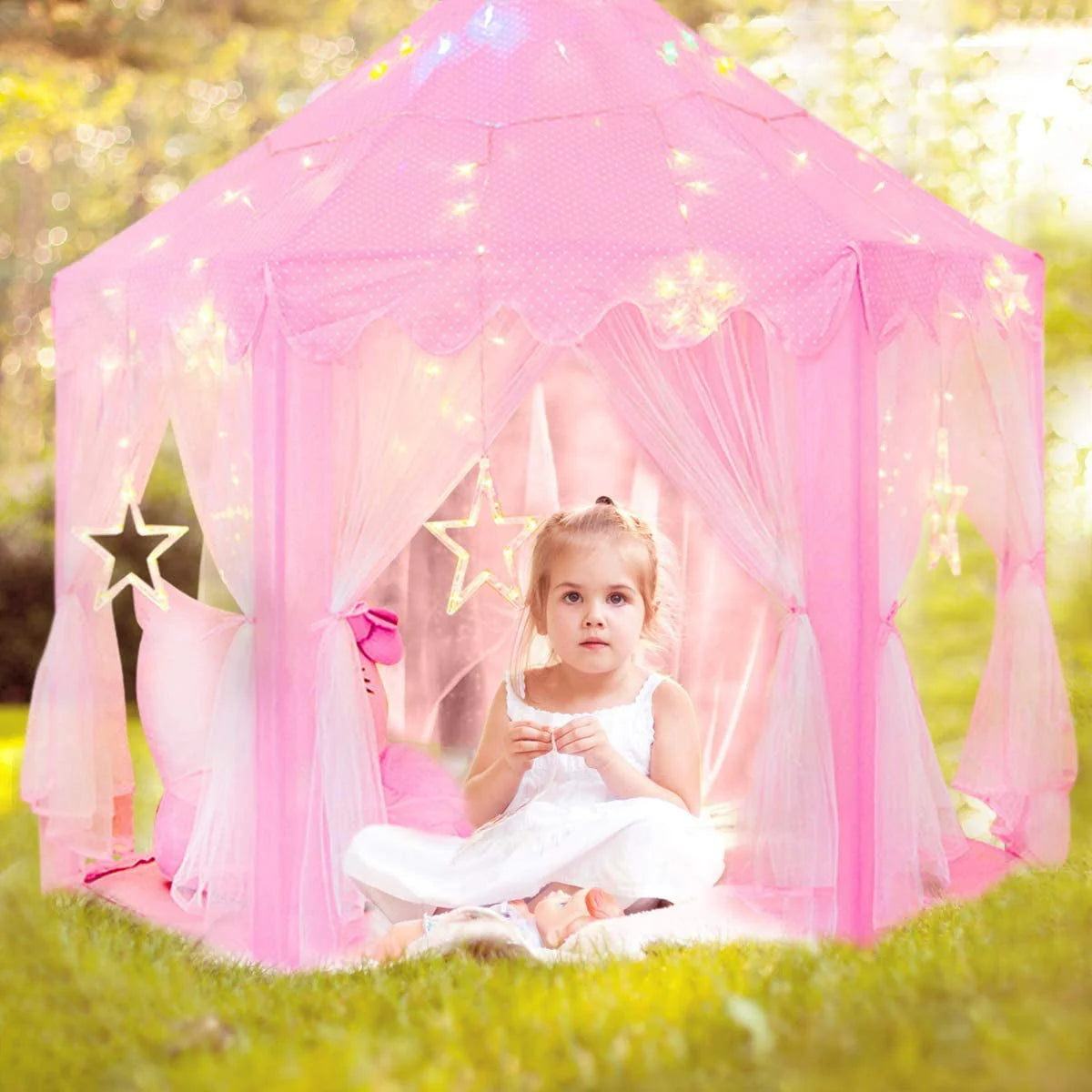 Kids Play Tent with Star Lights A694