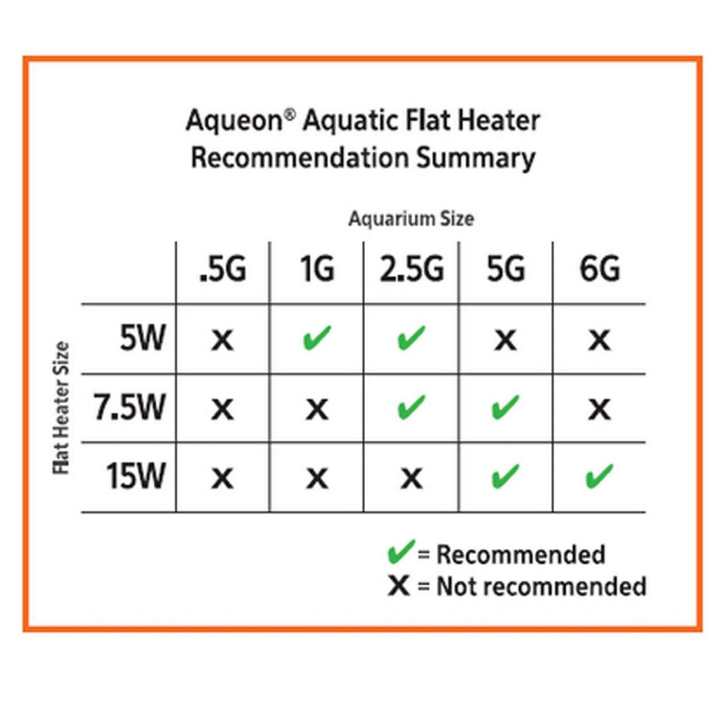 Aquatic Flat Heater V9861