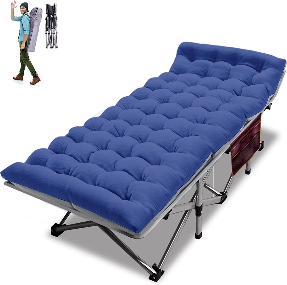 Folding Camping Cot with Carry Bag F5773
