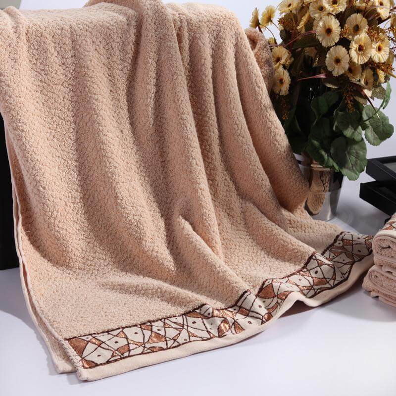 Cotton 3-Piece Bath Towels Set W5469