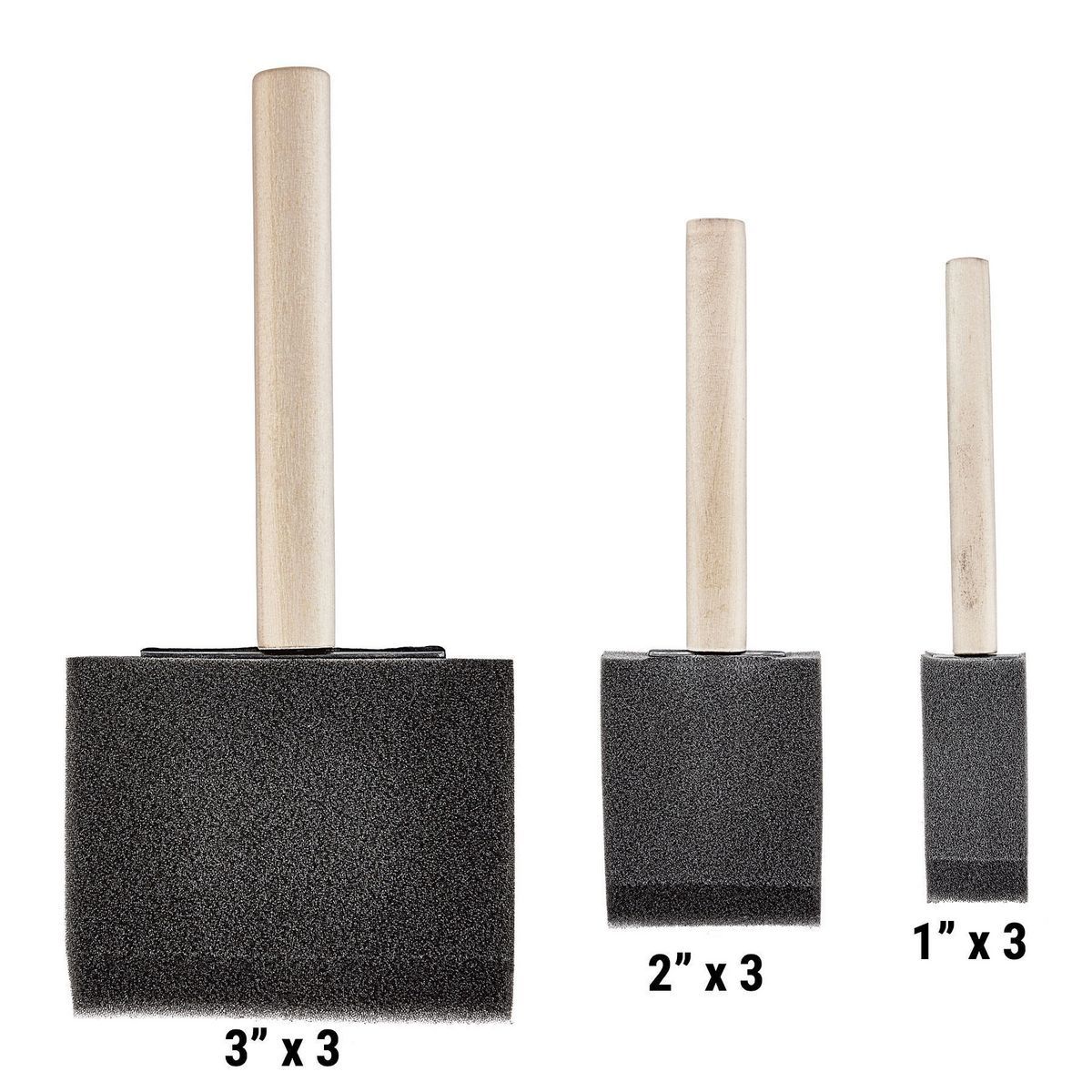 9 Piece Foam Brush Kit K733618